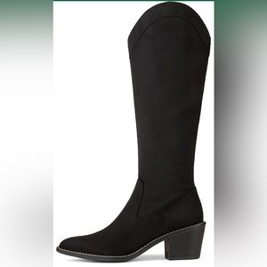 Women’s Black/Suade Cowboy Boots